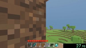 i speedrun bad minecraft