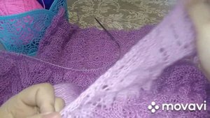 "ОРХИДЕЯ"/МК/ЖИЛЕТ АЖУРНЫЙ ИЗ ПРЯЖИ АЛИЗЕ ОМБРЕ БАТИК