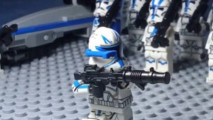 Лего тест стрельбы. lego stop motion. lego star wars.mp4