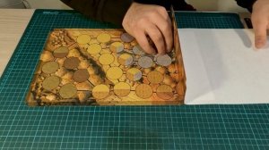 Поле для настольной игры из ПВХ на неодимовых магнитах