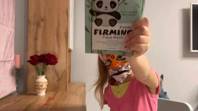 ПРОБУЮ СЕЛФИ МАСКУ ТИГРА! ANIMAL MASK!