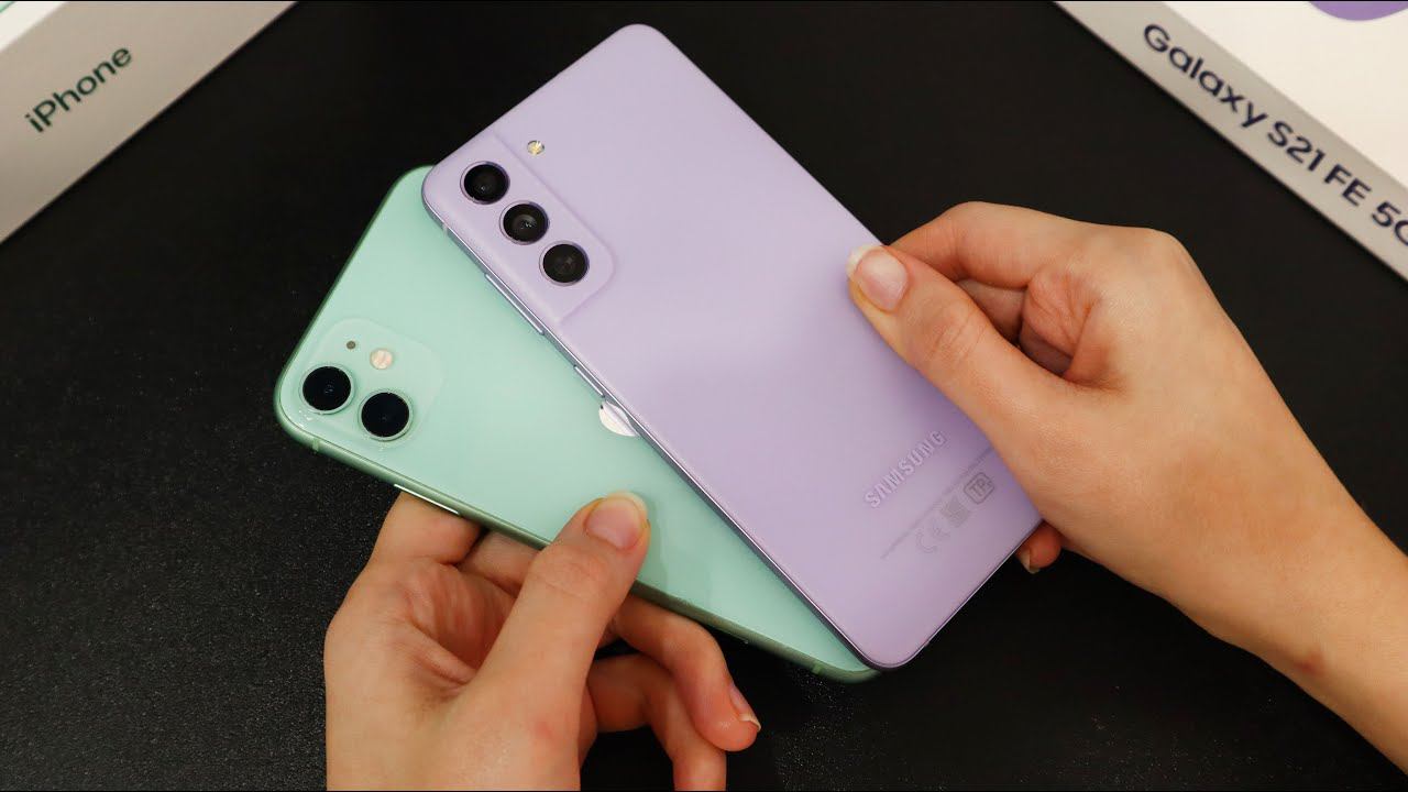 САМЫЕ ДЕШЕВЫЕ из САМЫХ ДОРОГИХ - iPhone 11 vs Samsung Galaxy S21 FE смотреть онлайн