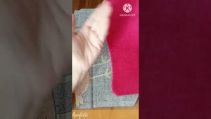 Ч.4. Простая сумка-мини на канве крючком? Кнопка, боковые полукольца, подкладка?