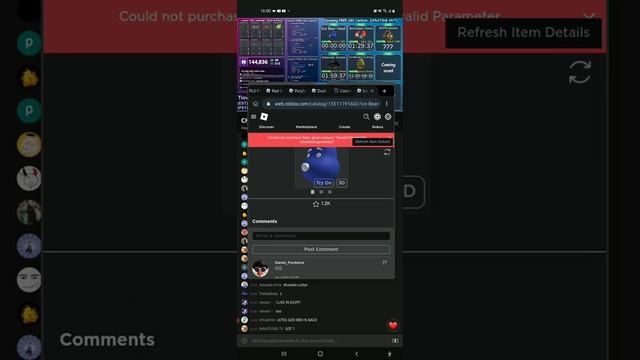 trying snipe a ice bear head roblox free ugc limited смотреть онлайн