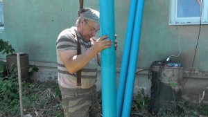 Третья часть видео скважина под глубинный насос.