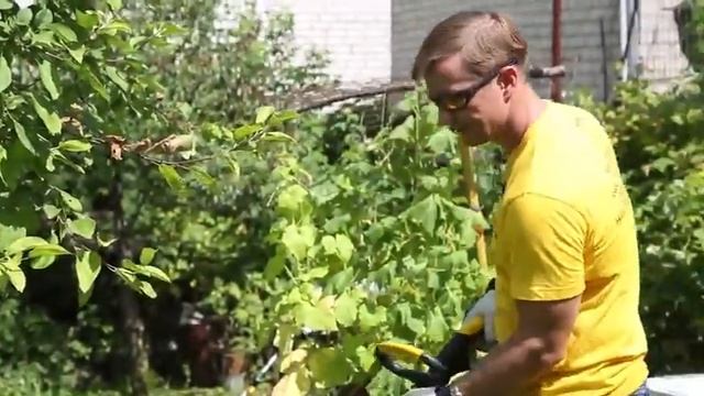 Обзор электротриммера Huter смотреть онлайн