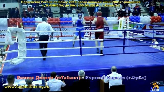 Волохо Даниил (Тайшет) Vs Кириков Кирилл (Орёл)