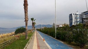 Обзор пляжей рядом с отелями в Махмутларе. Алания. Турция.