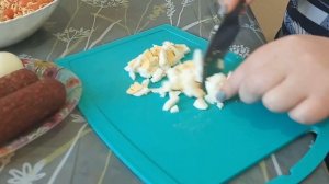 Салат из китайской лапши! Это очень вкусно!