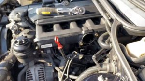 BMW E46 325Ci кабриолет замена датчика коленвала