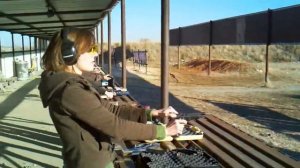 Wife's 1st time at the gun range - Sig Mosquito