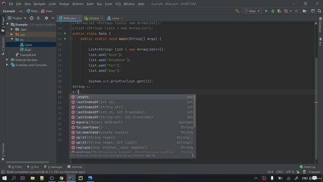 4  ArrayList Class and Implementing List Interface