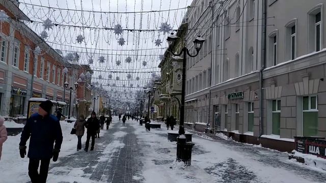 Нижний Новгород. Прогулка по территории Нижегородского Кремля и улице Большая Покровская. смотреть онлайн
