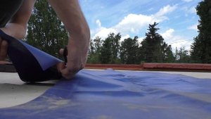 Заклеил Тент на прицепе и Помог Джеку с Мазом)