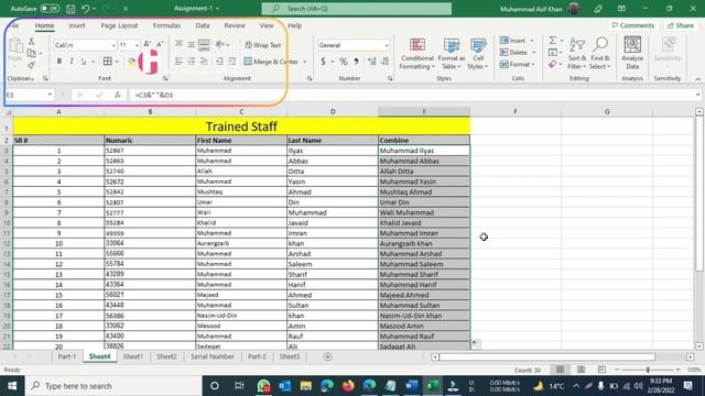 Concatenate || & Function || Concatenation || Excel Formulas #exceltutorial #excel #exceltips смотреть онлайн