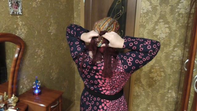 МК намотки "Хюррем Султан" из пп шали #павловопосадский#платок#шаль#намотка#хюррем#султан#тюрбан# смотреть онлайн