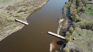 "останки" моста через Суру с. БАРЫШСКАЯ СЛОБОДА