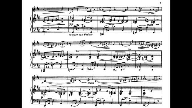 Amy Beach - Three Pieces for Violin and Piano, Op. 40 (1898) [Score-Video] смотреть онлайн