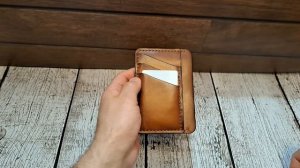 Картхолдер из кожи цвета Цитрус.