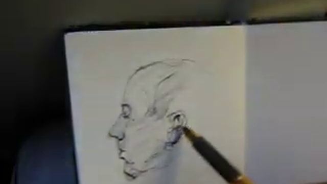 Adebanji sketches commuter on Southeastern Trains, London смотреть онлайн