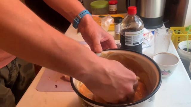 Шашлык из курицы в горчичном маринаде, все секреты сочного шашлыка ??? смотреть онлайн