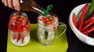 Маринованные острые перцы. Как сделать быстро в любой таре!