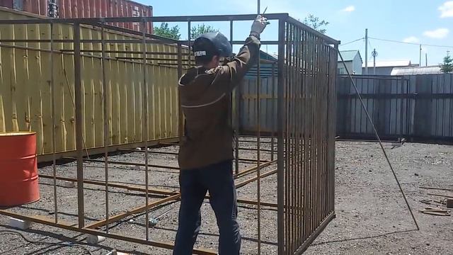 Бугай Алабай. Потихоньку не спеша. Очертания будущего вольера для Бугаят. смотреть онлайн