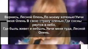 Аида Ведищева   Умчи меня Олень текст песни