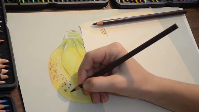 Как нарисовать бананы/ how to draw bananas