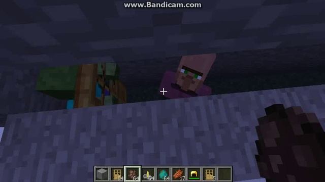 Minecraft 1.8.1+ How to summon Zombie ( CAN BREAK DOORS ) смотреть онлайн