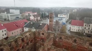 Город Неман в Калининградской области. Замок Рагнит.