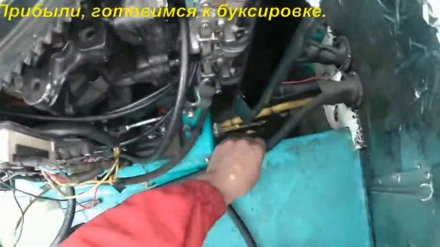 Буксируем водомёт Коми лодкой. Коми край. Ukhta. смотреть онлайн