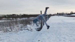 Сальто в снег. Сальто в сугроб. Сальтушки. Сальтушки в снег.