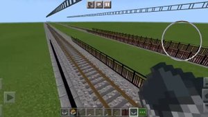 Обзор железной дороги в Minecraft