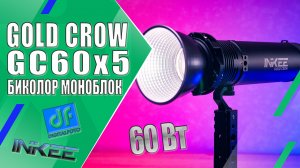 INKEE / Digitalfoto Gold Crow GC60 | Компактный автономный LED моноблок на 60 Вт