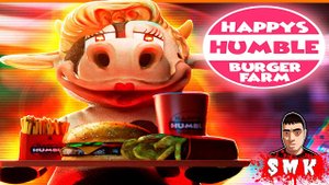 ВТОРАЯ НОЧЬ В ЖУТКОЙ БУРГЕРНОЙ!ХОРРОР ИГРА HAPPY'S HUMBLE BURGER FARM ПРОХОЖДЕНИЕ!HORROR GAME!FUNNY!
