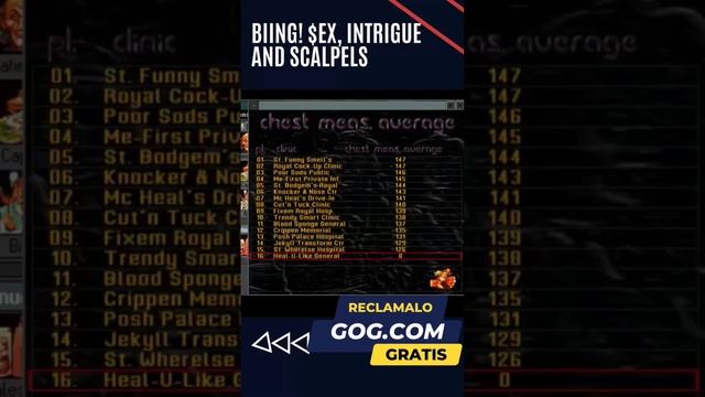 Reclama #gratis BIING! $EX INTRIGUE AND SCALPELS para #pc en #gog #promo смотреть онлайн