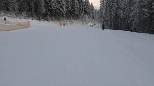 Буковель. 15.01.2022. Трасса 17 и до центра