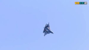 Sukhoi SU-57 Stealth FighterJet Cobra Maneuver and Sound from Su-57