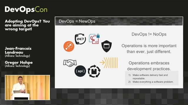 Adopting DevOps? You are aiming at the wrong target! смотреть онлайн