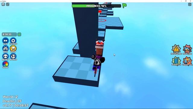 Я прошел обби на велосепеде в роблоксе? #часть2 смотреть онлайн