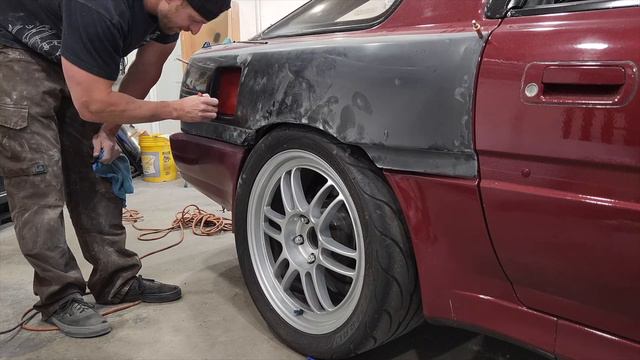 Mk3 Toyota Supra passenger side over fender install смотреть онлайн