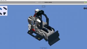 LEGO EV3 Бульдозер ROBODOZ3R 3D модель