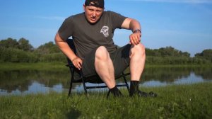 Кресло карповое "КАРПОЛОВ" ОЛТА. Обзор на природе. Бюджетный выбор кресла для фидера и не только.