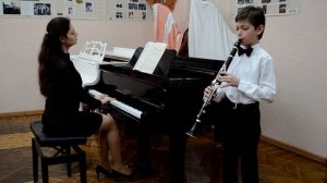 Елистратов Дмитрий (кларнет) 1 класс Мусоргский Песня Марфы