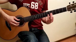 Восьмиклассница (Кино) - Фингерстайл на гитаре ноты+табы