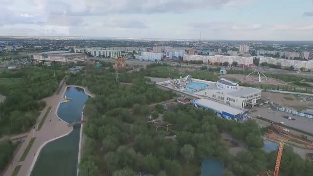 Актобе, парк Первого Президента! смотреть онлайн