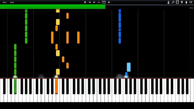 Megadeth - Blood of Heroes Synthesia Piano Tutorial (midi) смотреть онлайн