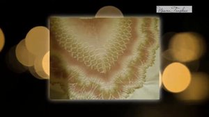 Красивая ажурная шаль спицами "Энгельна С"