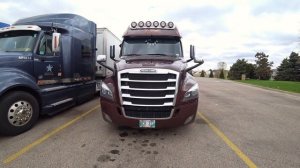 Дальнобой США.. Работа ночью.. Канадский дальнобойщик..Жизнь в рейсе..Дальнобойный канал: Гречка СШ